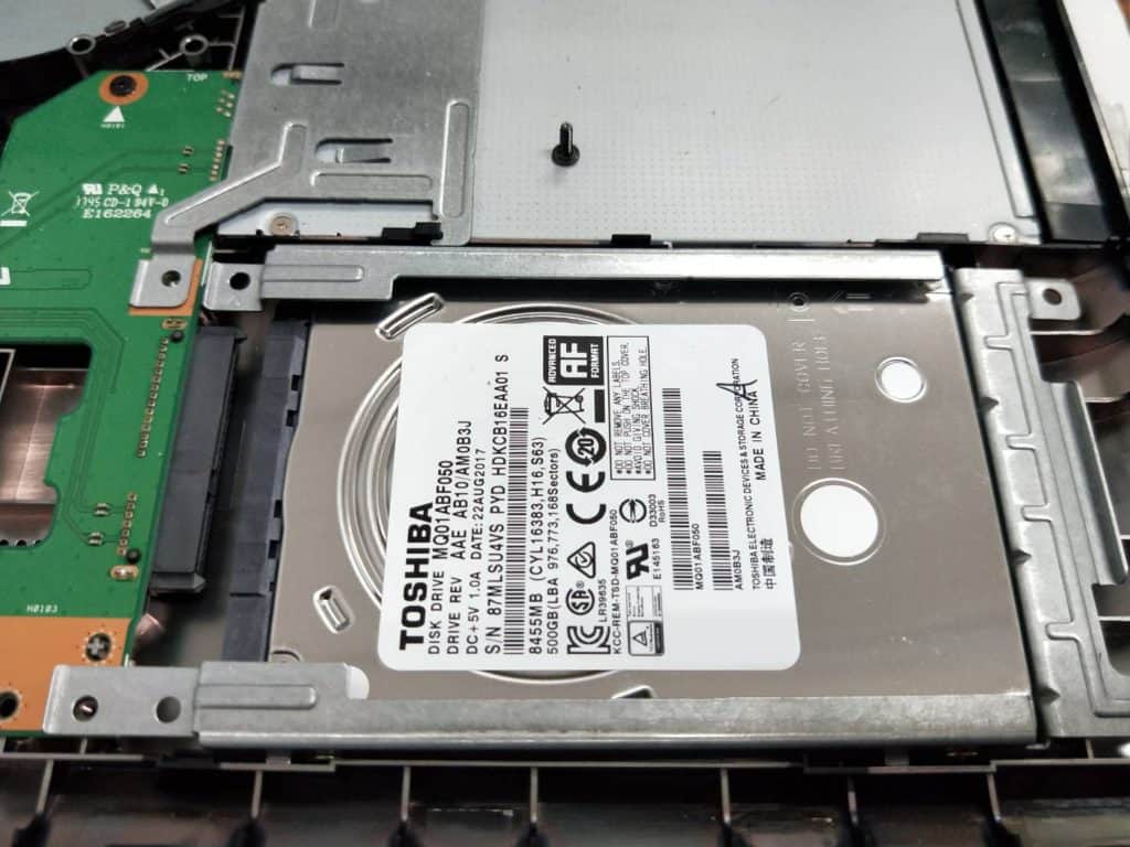 筆電硬碟換SSD